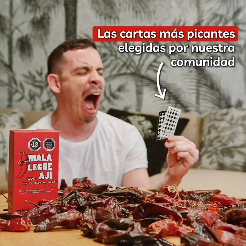 hombre gritando por mala leche con aji 2