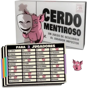 Promocional caja cerdo mentiroso Promocional caja cerdo mentiroso
